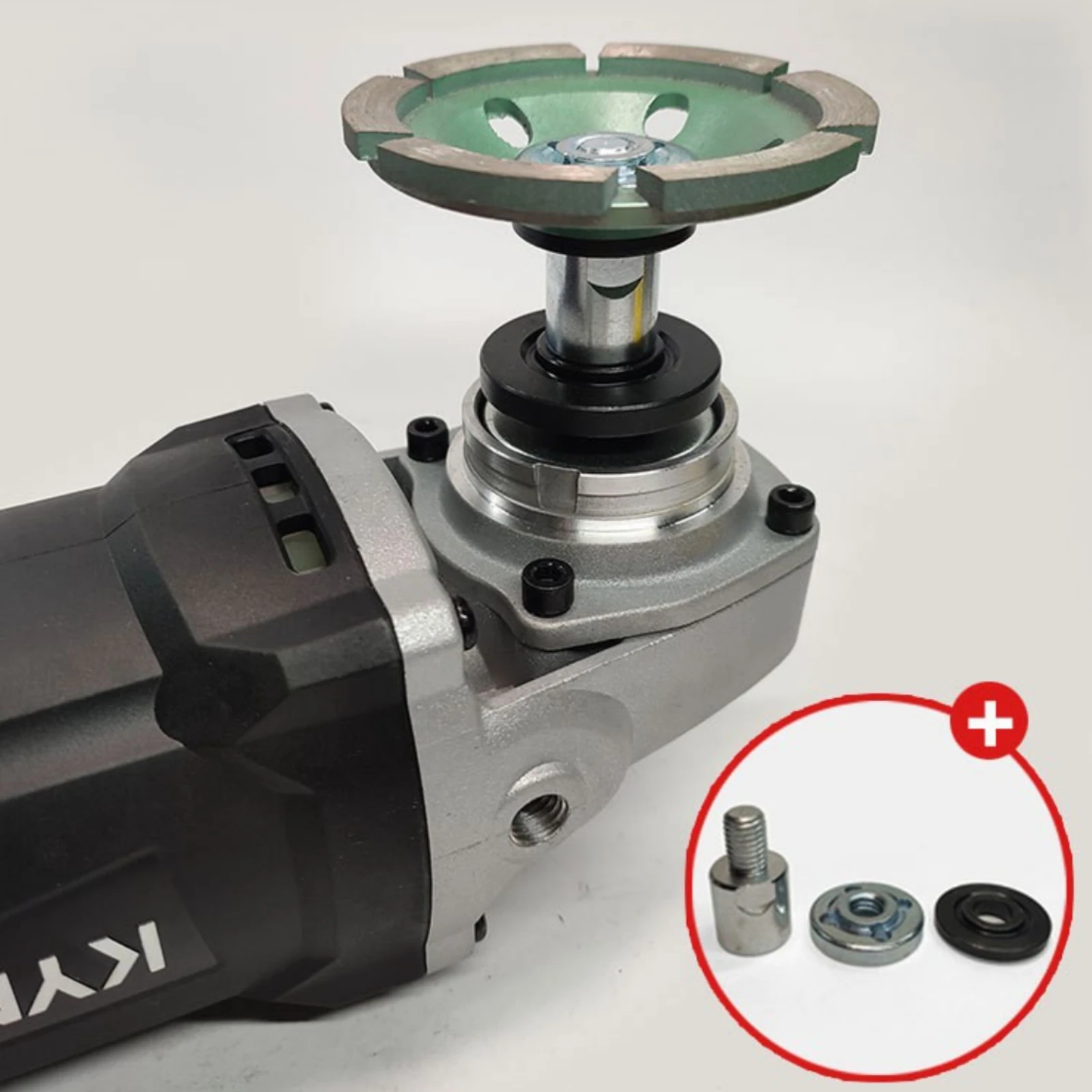 

Threaded Metal Adapter Black Finish Angle Grinder Adapter Power Tool Part Wear-Resistant