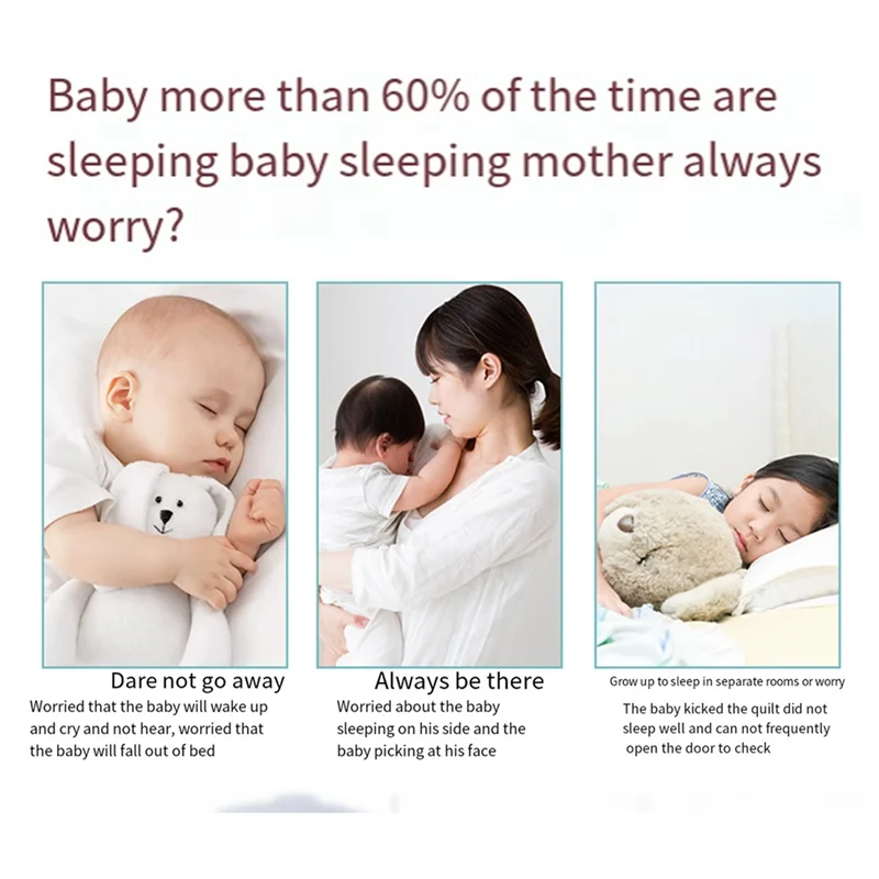 จอภาพเด็กอินเตอร์คอมเสียงไร้สายพร้อมโหมดการมองเห็นกลางคืนอินฟราเรดในเวลากลางคืนช่วงการปล่อยกว้าง-N33R