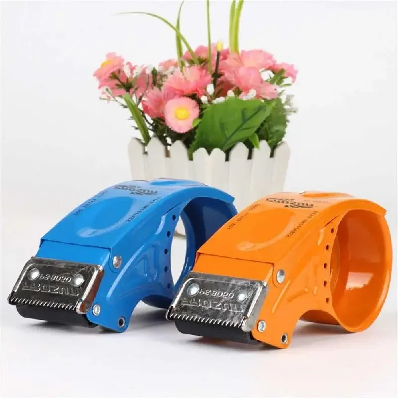 Office Adhesive Roller Tape Dispenser Cutter Stationary Package Machine Supplies Bag Plastic Packer Sealing New