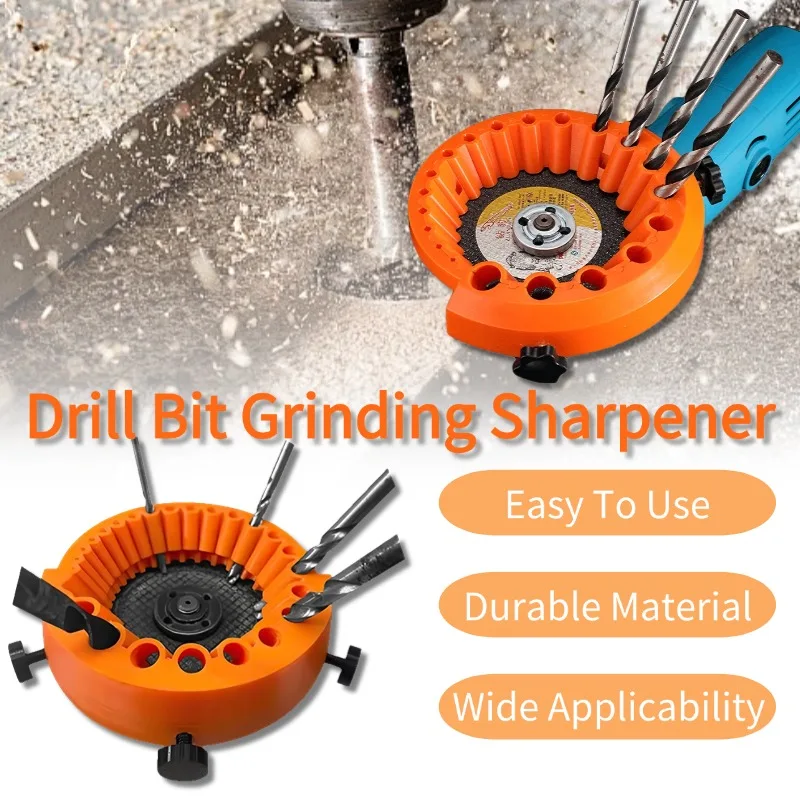 

1/2/3pcs Drill Bit Grinding Sharpener Multipurpose Polishing Grinding Tool For 2-13mm Drill Bit Applicable Angle Grinder