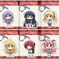 Anime Peripheral Store Angel Beats! Oyama Kanade Iwasawa Otonashi Yusa Acrylic Keychain Pendant Ornamen Fans Gifts About 6cm