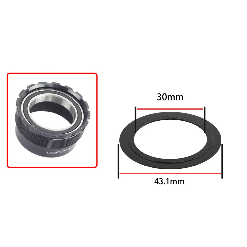 Bike Bottom Bracket Adapter Bicycle Side Cover Patcher For DUB For BSA BB Bicycle Center Shaft Adapter Sleeve ForBottom Brackets