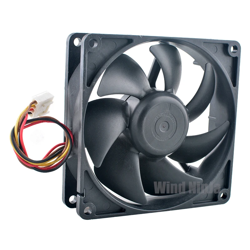 9AH0912P4H041 9.2cm 92mm fan 92x92x25mm DC12V 0.17A 4pin Dual ball cooler cooling fan for chassis CPU