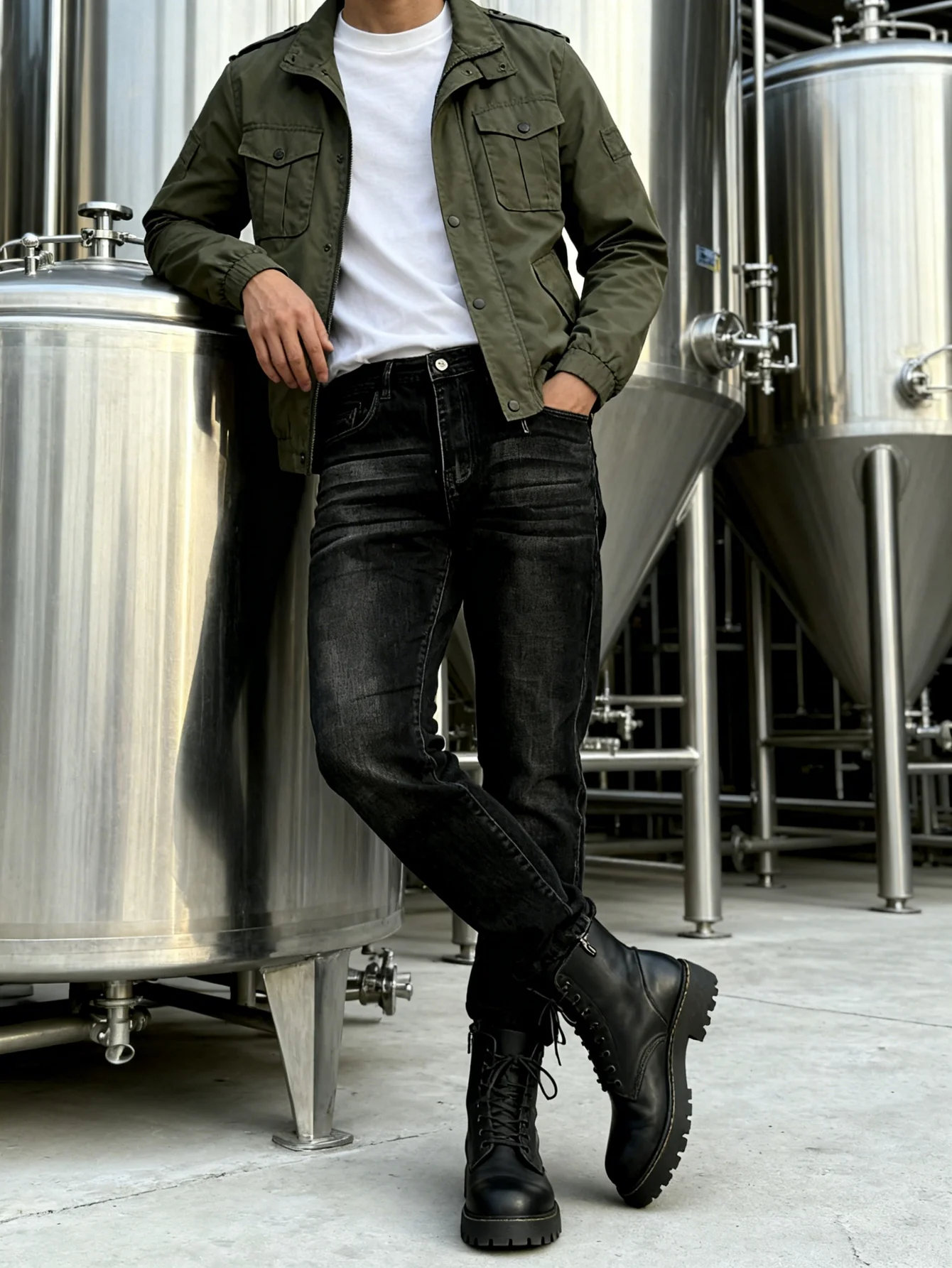 

Hip-hop Black Men's Jeans Pant For Man Original Y2K Drip Slim Denim Trousers No accessories or belts included