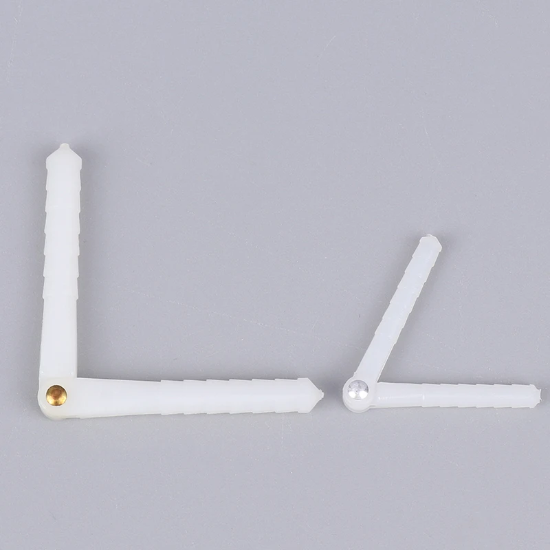 10 PCS 직경 2.5mm 4.5mm 플라스틱 핀 힌지 RC 비행기 모델 날개 비행기 모델 액세서리