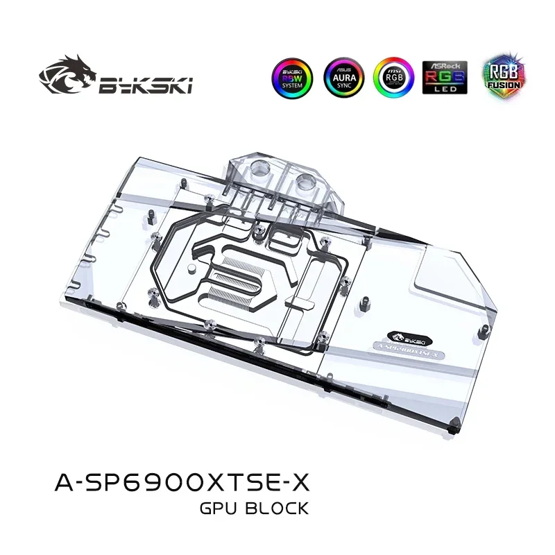 Bykski GPU Water Block for SAPPHIRE RADEON RX 6900 XT 16GB NITRO+SPECIAL EDITION Graphics Card Cooled/Radiator,A-SP6900XTSE-X