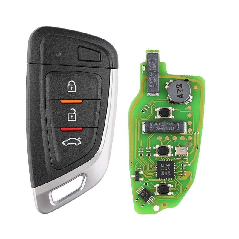 

Car Remote Key For Xhorse XSKF01EN Universal Smart Proximity Remote Key 3 Button Knife Style Fob For VVDI Key Tool