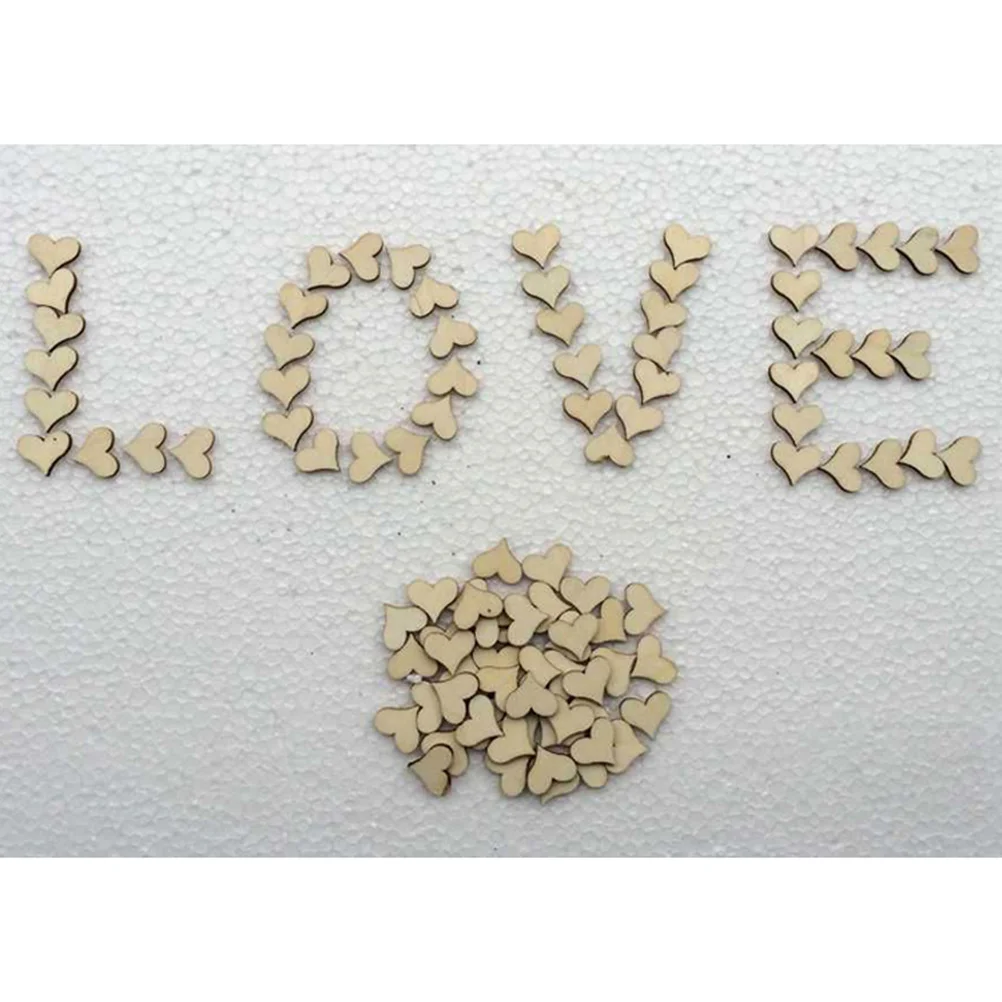 

Basswood Wood Slices Log Discs Polished Both Sides Rustic Wedding Decorative DIY Crafts Table Numbers Love Heart