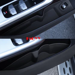 For Mercedes Benz C GLC Class W206 X254 Car Door Storage Box door slot cushion silicone Car Protective Pad Interior Modification