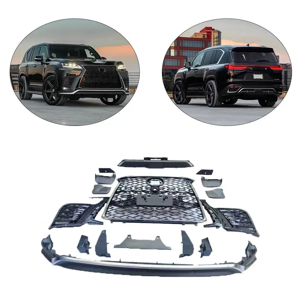 High quality car body kit for LEXUS LX600 OME bumper upgrade to LX600 F-sport bumper body kit auto accessories