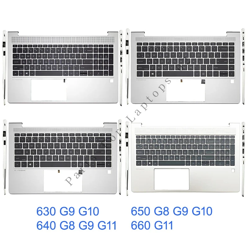 

p New US Keyboard Top Case For HP Elitebook 630 640 G9 650 G8 G9 G10 660 G11 Laptop Palmrest Upper Cover with Backlight Keyboard
