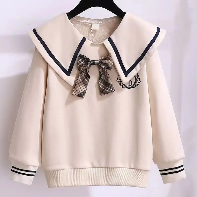 Sets For Girls School Uniform Twinset Children Costume Kids Suit Preppy Tops Skirt Clothes For Teenagers 6 8 9 10 12 14 Years