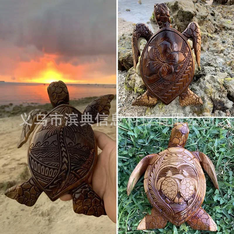 

Hawaiian Sea Turtle Resin Craft Ornament Simulation Marine Animal Decoration Garden Court Decoration Craft