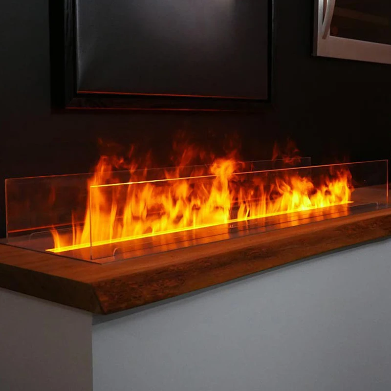 Intelligent Atomizing Fireplace, Simulating Flame Effect With Humidification Function For Home Decoration