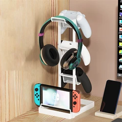 Universal Game Controller Holder Desk Controller Organizer Headphone Holder Game Handle Bracket for Gaming Accessories Desktop