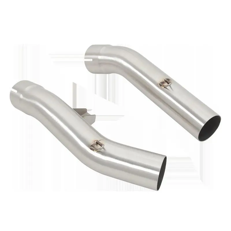 51mm Motorcycle Exhaust Mid Link Pipe FOR YAMAHA FJR1300 2001-2022  Connecting Muffler Tips Tube Slip On Stainless Steel