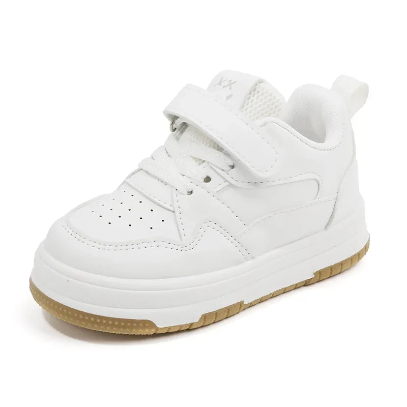 Baskets décontractées confortables pour enfants, chaussures simples pour bébés garçons et filles, petites chaussures blanches pour tout-petits, chaussures de tennis, chaussures de sport, nouveau, 2024