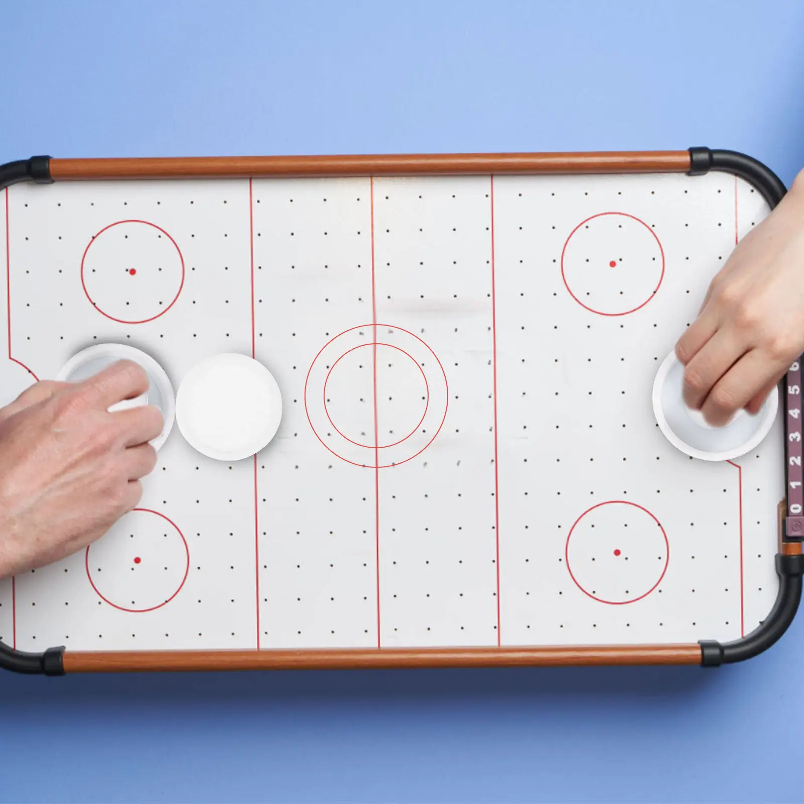 

1Set Air Hockey Set High Quality Ice Hockey Pucks and Pushers Replacement Table Game Accessories Supplies Shipping Supplies