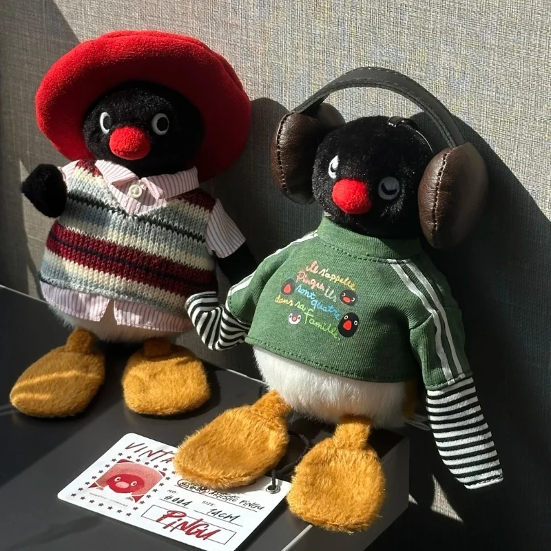 

Pingu 45-летие, ограниченная серия, винтажная серия OOTD, ретро-костюм, сменная глухая коробка, загадочная коробка, сумка, подвеска, игрушки