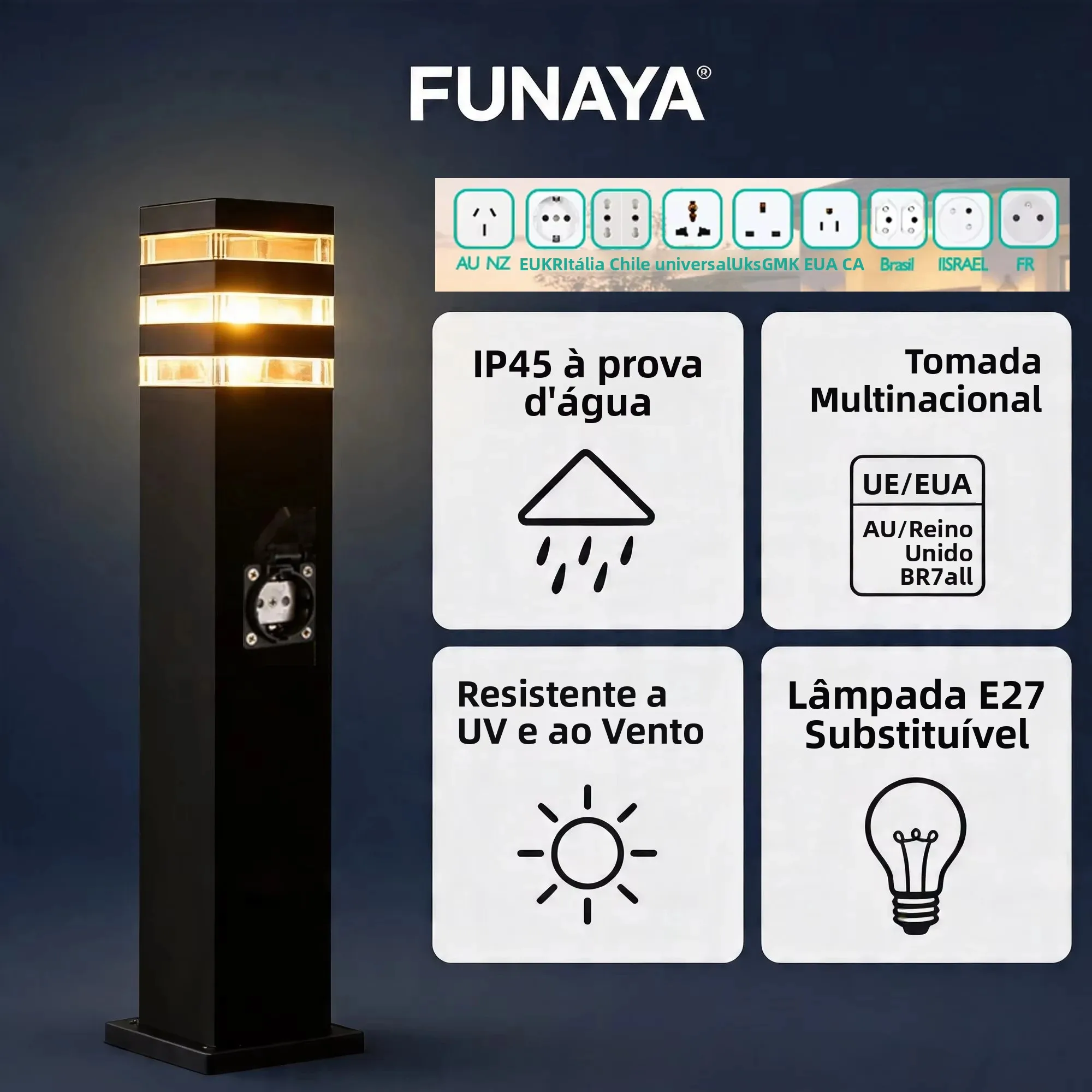 funaya-outdoor-garden-light-with-waterproof-socket-eu-au-us-uk-il-universal-ip45-led-e27-multi-plug-outlet-for-villa-courtyard