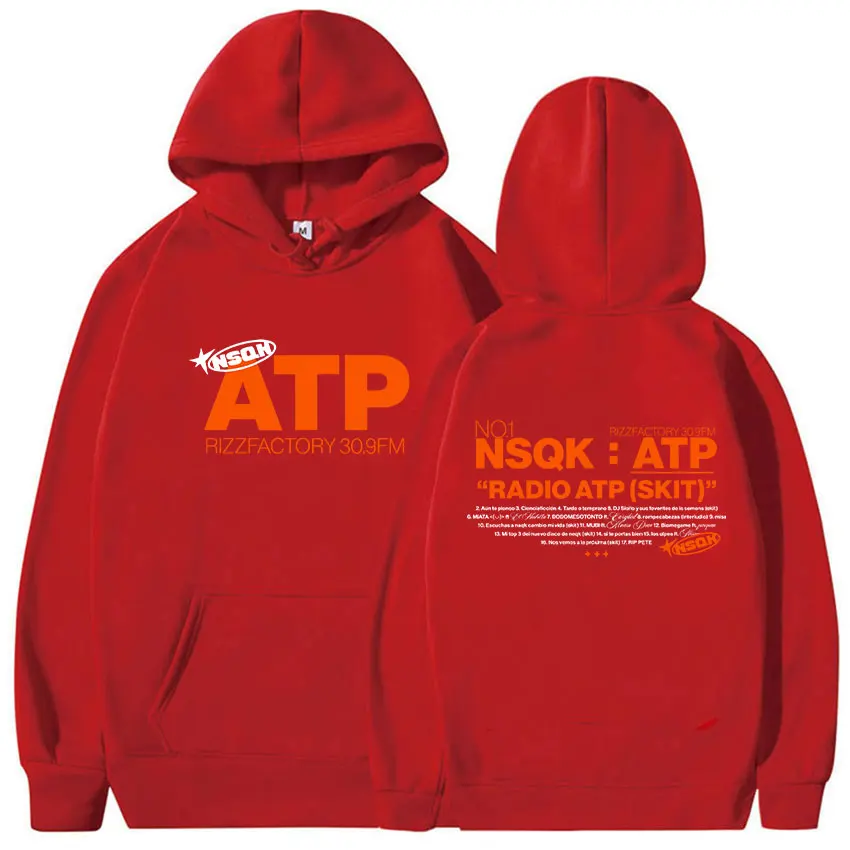 مغني الراب NSQK ATP AUN TE PIENSO ألبوم جديد 2025 هودي الرجال الهيب هوب القوطية كم طويل بلوزات موضة المتضخم الصوف هوديس #4