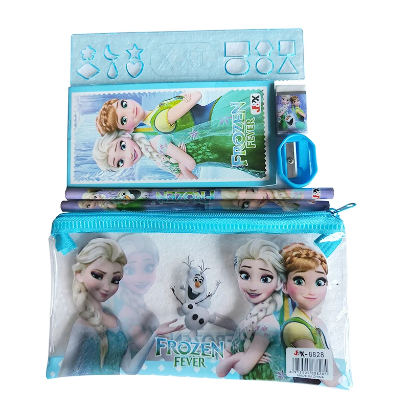 Disney Frozen pencil case set forniture scolastiche per bambini set di cancelleria cartoon boys girls pencil case set di matite