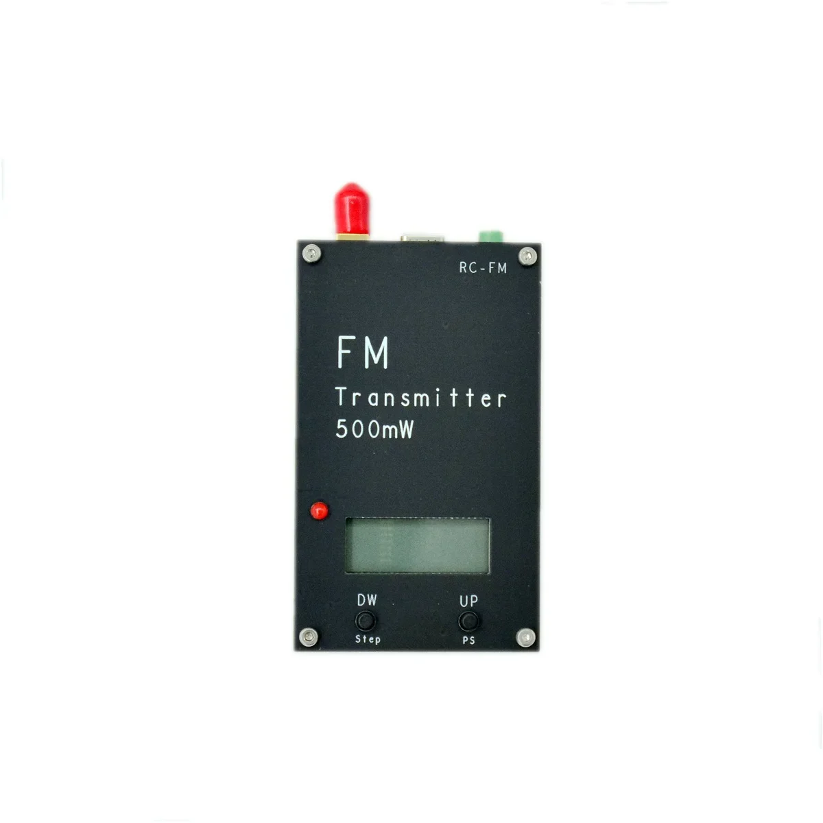 fm-ラジオトランスミッター-05-ワット-2000-メートルオーディオステレオ-usb-type-c-led-ディスプレイ-76-108mhz-キャンパス-dsp-ラジオ放送局受信機用