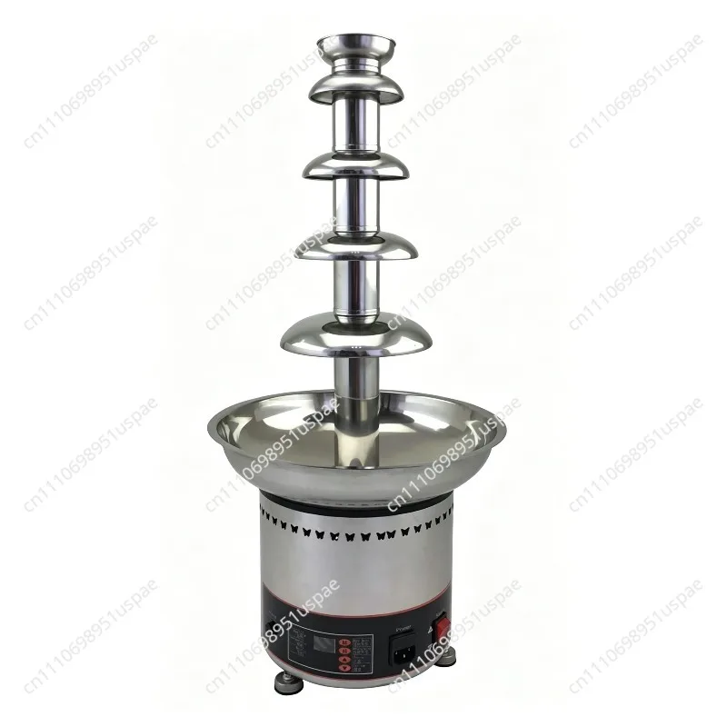 High quality 4-7 layer digital chocolate fountain machine restaurant