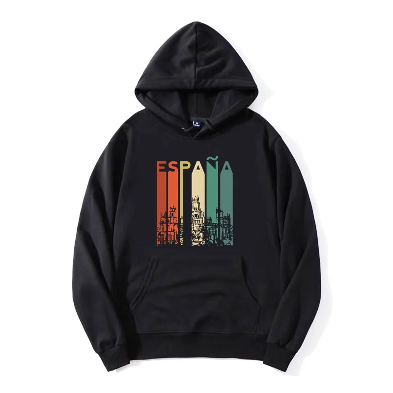 Espana Spain Catalonia Madrid Spanish Espanol Barcelona Graphic Hoodie Men Sweatshirt Many Colors Casual Jacket Zip Up Hoodie