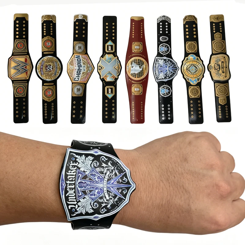 Cintos de Campeonato Múltiplos e Pulseiras para Figuras de Luta Livre, Cinto de Título dos EUA de Tag Team WWF Undertaker, Acessórios de Cosplay