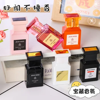 30ml marca perfume masculino e feminino fragrância duradoura rosa cereja amargo pêssego âmbar ébano agarwood eau de toilette