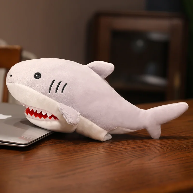Ozean Serie Plüsch Handpuppe niedlichen Tier Chamäleon Krokodil Hai Blauwal Clown fisch Tintenfisch gefüllt beruhigen Baby Spielzeug Junge – Detail 12