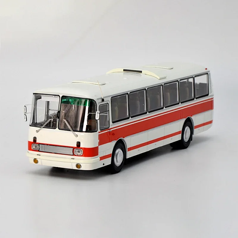 1:43 Scale Diecast Alloy 699 Russian City Bus Toys Cars Model Nostalgia Classics Adult Souvenir Gifts Static Display Souvenir