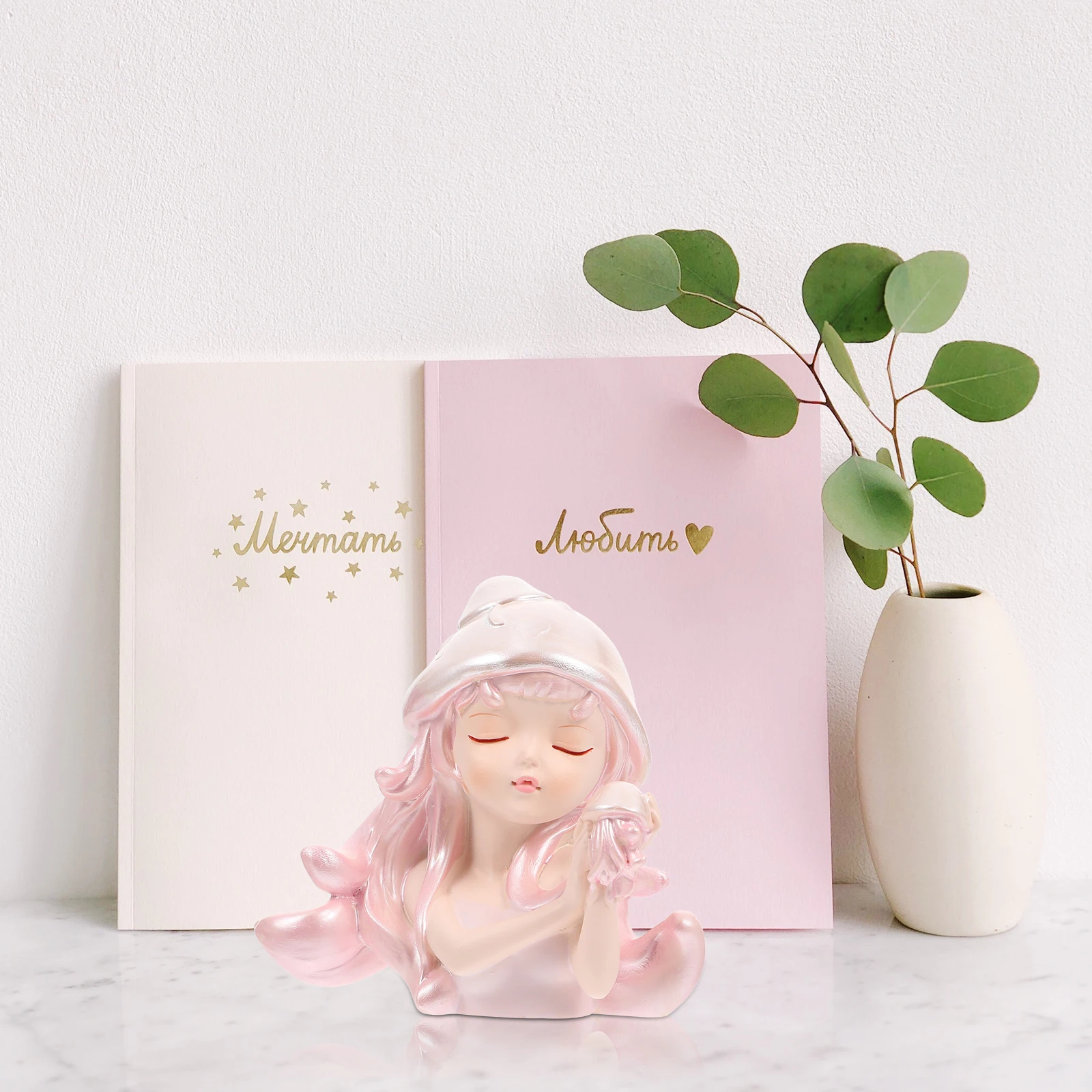 

Ocean Girl Adornment Resin Craft Desktop Decoration Valentine Gift Mermaid naments Ocean Theme