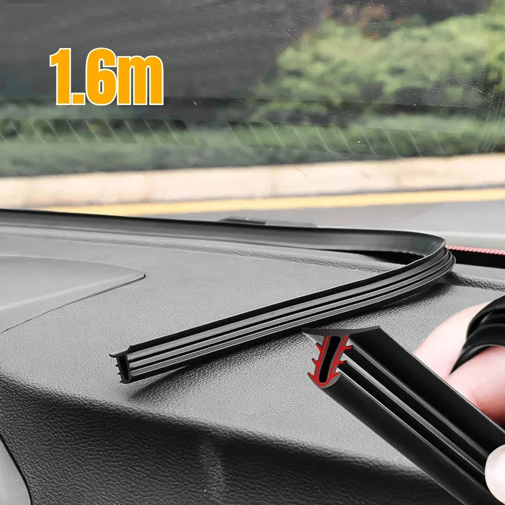 

1pc Car Interior Accessories Car Windshields Noise Sound Insulation Rubber Weatherstrip Universal Auto Dashboard Sealing Strip