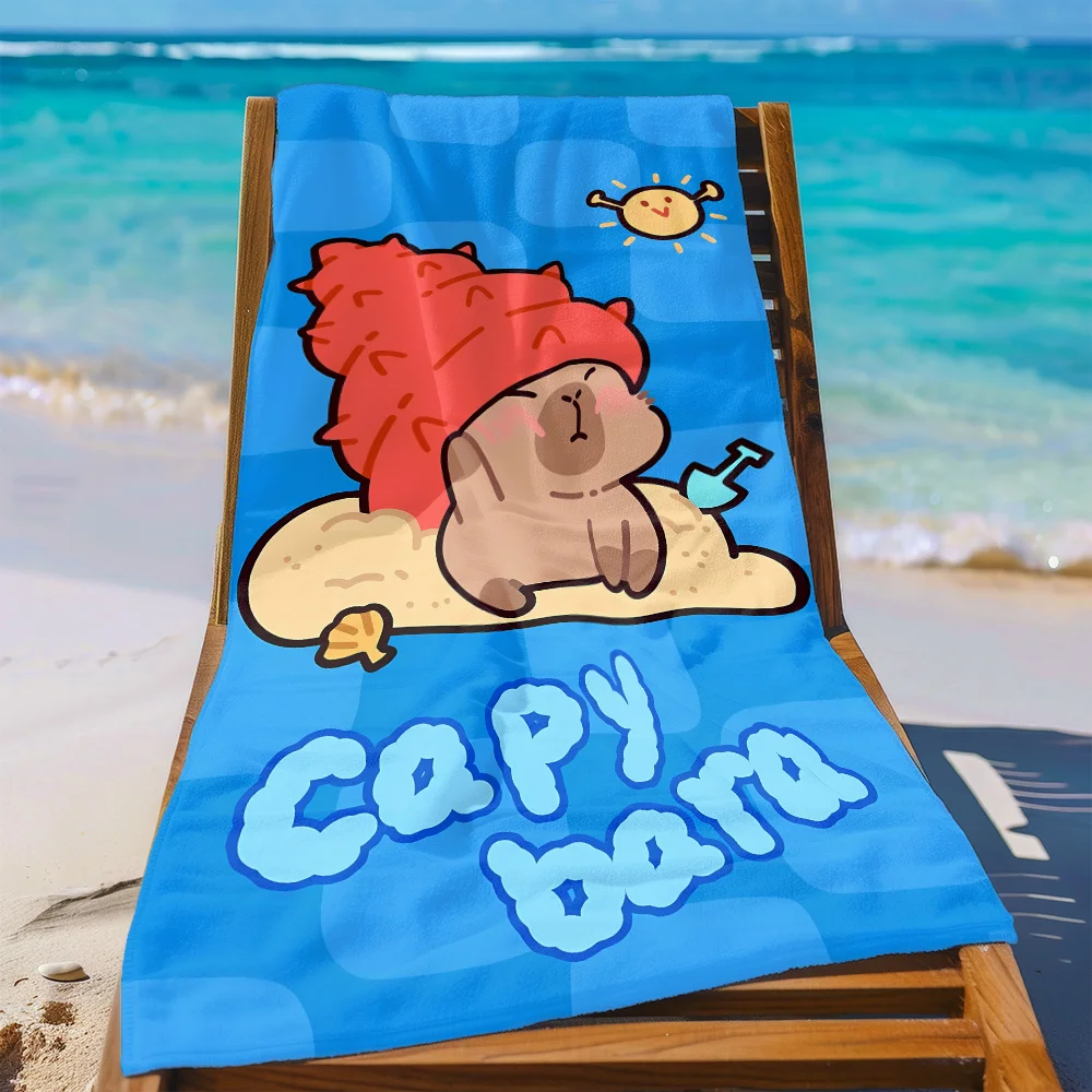 1pc Blue Extra Large Quick-Dry Beach Towel Lightweight Large Bath Towel for Adults, Pool, Travel Yoga Super Fine Fiber