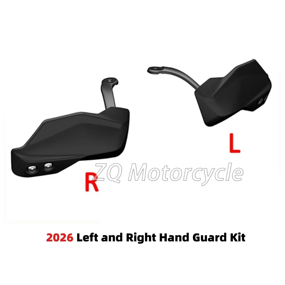 For ZONTES 2024-2026 ZT368G Scooter Left Right Handlebars, Hand Guards, Bow Protectors, Windproof Shields, Bracket Accessories