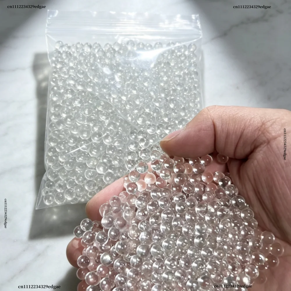透明な固体ガラスビーズ研磨材06-7mmサンドブラスト研磨研削マイクロスフィア金属型表面用