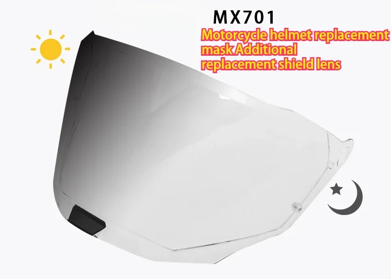 Motorcycle helmet replacement mask additional replacement cover lens,suitable for LS2 series MX701 FF801 / FF805 / FF320 / FF358