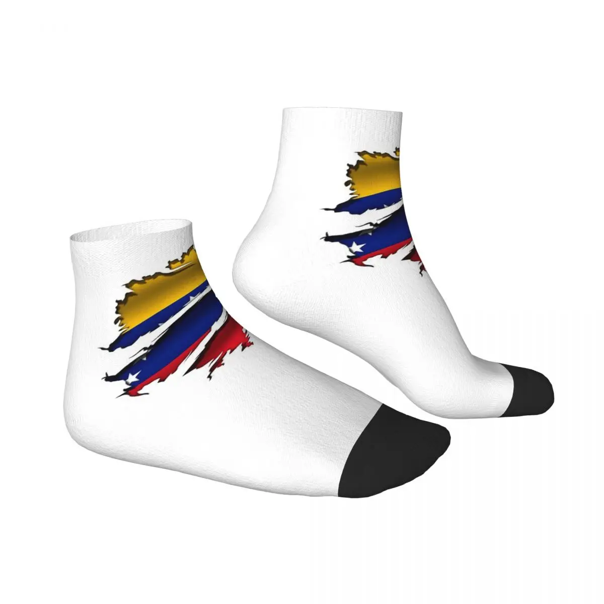 Venezuela Flag Socks Harajuku Sweat Absorbing Stockings All Season Socks Accessories for Unisex Birthday Present