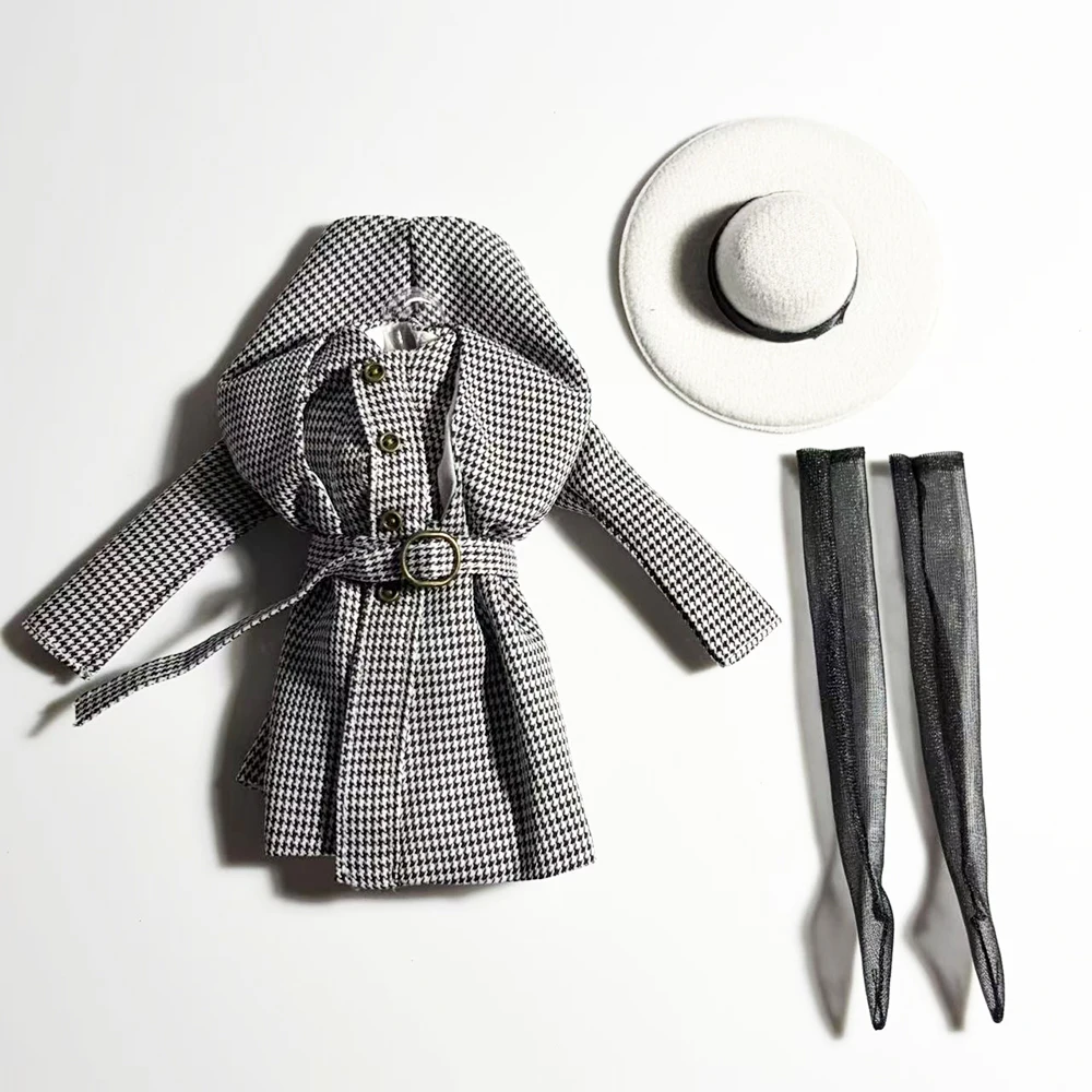 32cm Supermodel Doll Clothes Suit Black Classic Dress Accessories Set Princess Girls Dress Up Outfit DIY Limited Collector Gifts - view 5