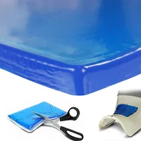 Almohadilla de Gel para asiento de motocicleta, estera de absorción de impacto, cómodo cojín de Gel suave, almohadillas de asiento modificadas para motocicleta