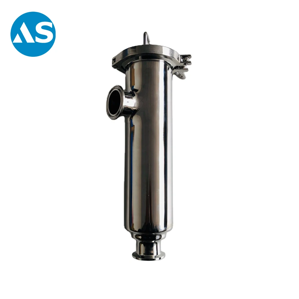 SS304 SS316L Stainless Steel Sanitary Tri Clamp Strainer Filter