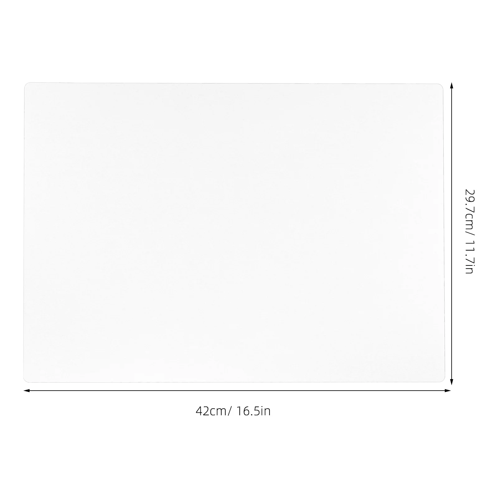 لوحة كتابة شفافة A3 مضادة للانزلاق لوحة سطح المكتب للطلاب مدرسة مكتب امتحان الحصير أداة صياغة بلاستيكية #3