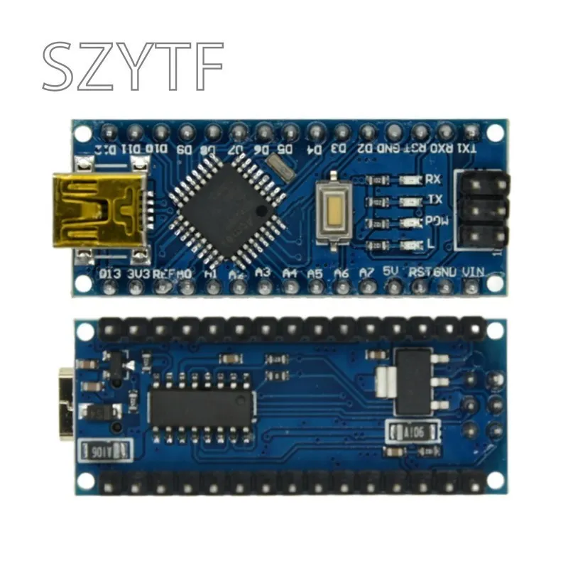 Mini / Type-C / Micro USB Nano 3.0 With The Bootloader Compatible Nano Controller For CH340 USB Driver 16Mhz ATMEGA328P