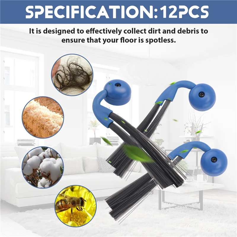 فرشاة جانبية B15C لقطع غيار المكنسة الكهربائية Ecovacs Deebot X9 Pro Omni/ X9 Pro