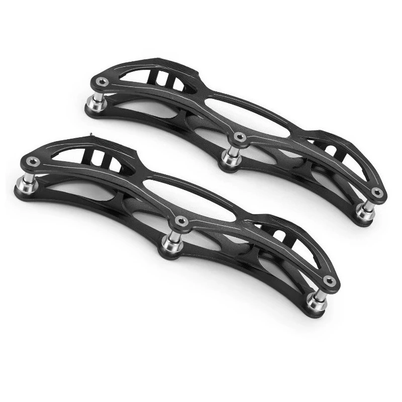 

Professional OEM Adjustable Aluminum Alloy Inline Speed Skating Frame Racing 3-Wheel 90/100/110mm Roller Shoes Long Frame