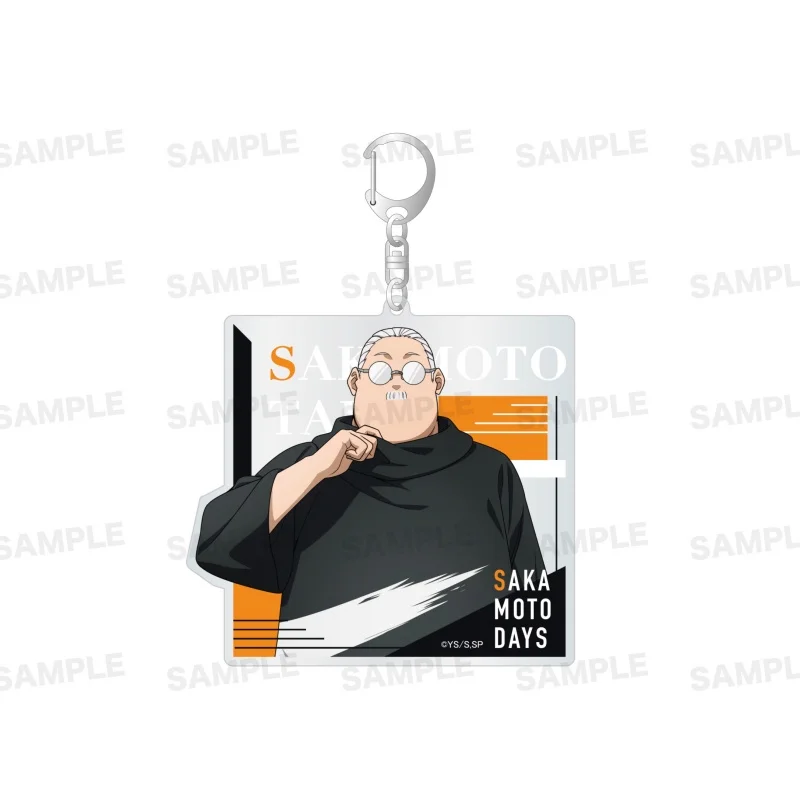 Sakamoto Days 6CM Hot Game Cartoon Acrylic Keychain Clear HD Printed Pendant Bag Charm Ornament Birthday Present For Otaku