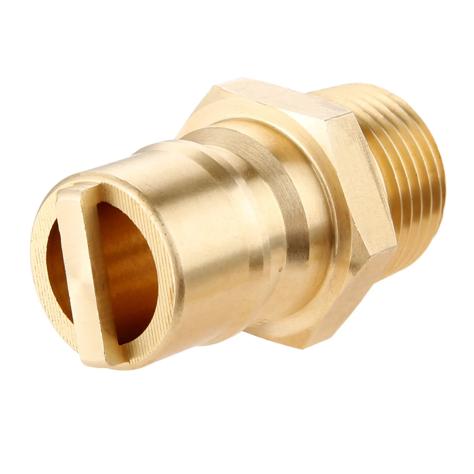 Connettore di disconnessione dell'adattatore a innesto rapido per propano a Gas naturale da 1/2 pollici in ottone con inserto maschio Kit di collegamento rapido per Gas da 1/2"