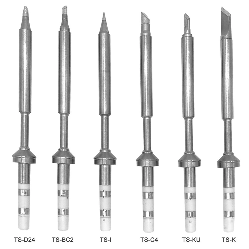 

1pc TS101/TS100/T85 Soldering Iron tips Replacement Various models of Tip Electric Soldering Iron Tip K KU I D24 BC2 C4 C1 JL02